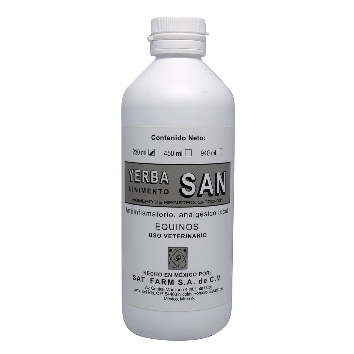 Yerba San Veterinario 110 Ml - Sat Farm Yerba San Veterinario 110 Ml - Sat Farm